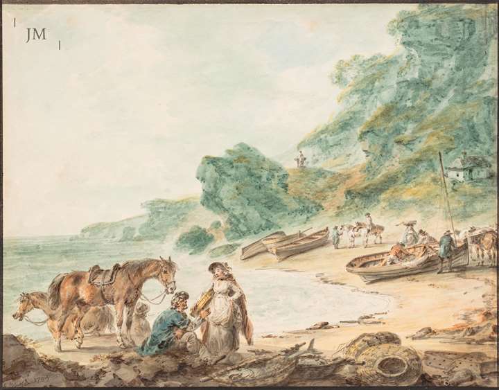 Fisherfolk on the Isle of Wight